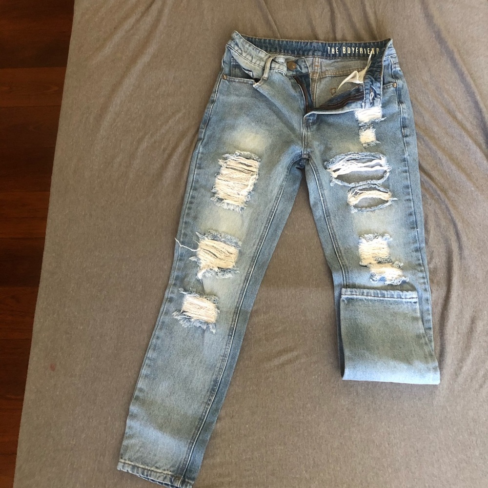 Ripped boyfriend jeans from Cotton on sz 2